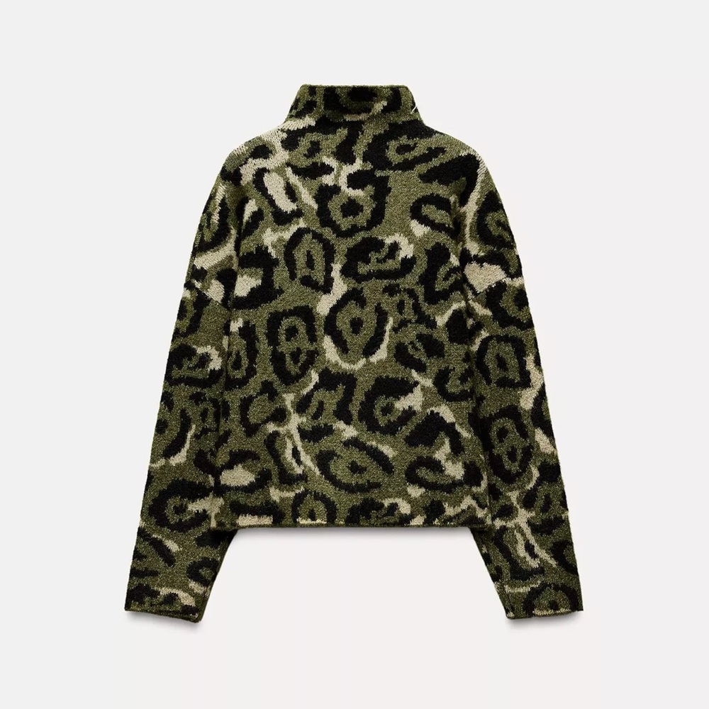 Zara Leopard Print Sweater